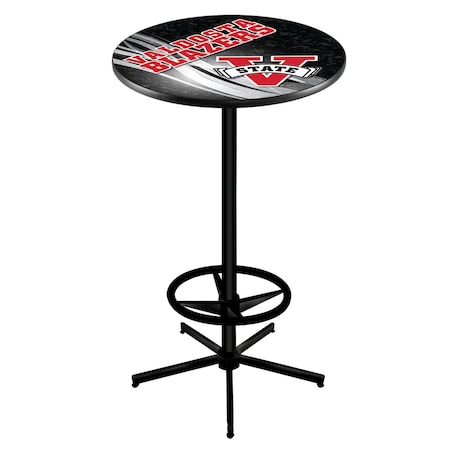 Holland Bar Stool Co 42" Black Valdosta State Pub Table, 36" dia. Top L216B4236ValdSt-D2